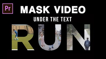Mask Video In TEXT shape in adobe premiere | Epic Masking Effect in TEXT shape | Text Masking Effect
