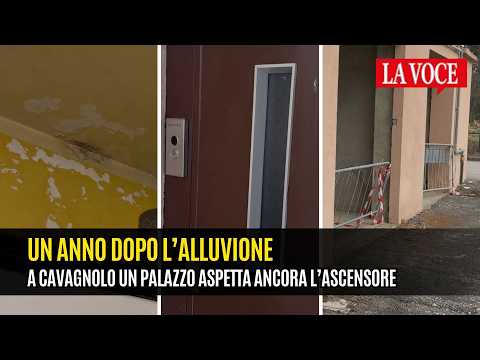 Video Un anno dopo l'alluvione: a Cavagnolo un palazzo aspetta ancora l'ascensore