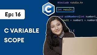 #16 C Variable Scope | C Programming For Beginners