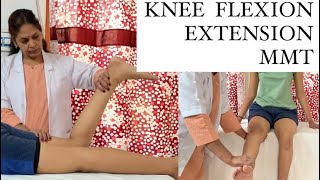 Knee flexion and extension MMT | mmt grades| Manual Muscle Testing grades