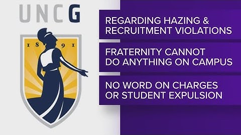 UNCG fraternity suspended for 10 years after hazing allegations