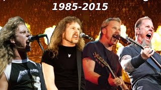 Metallica Fade to Black (James Hetfield) Vocal Change 1985-2015