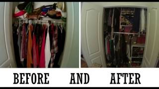 DIY - Custom Closet Makeover for the New Year 2017 New Year, New Closet - Closet Makeover 2017 Book Case from Target: http://www.target.com/p/5-shelf-bookcase-sauder/-/A-
