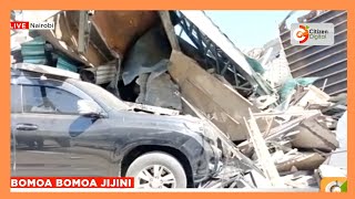 Biashara zabomolewa katika barabara ya Aerodome Nairobi
