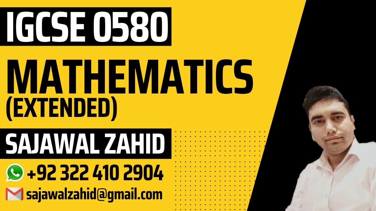 COORDINATE GEOMETRY IGCSE 0580 MATHEMATICS (Extended) - YouTube