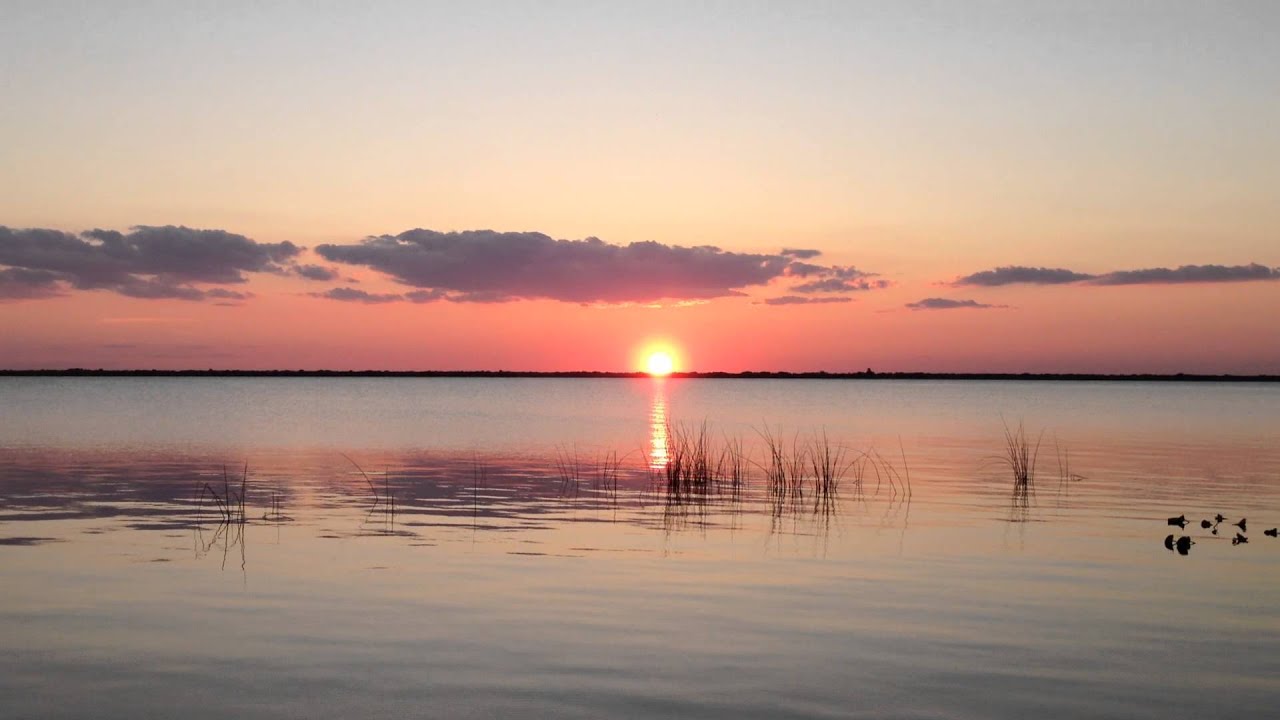 Sunset at Lake Washington Melbourne, FL YouTube