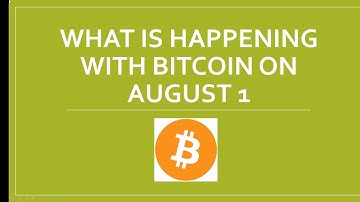 Bitcoin on August 1st in Simple Terms