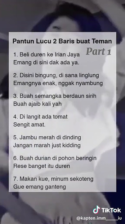 pantun lucu buat teman