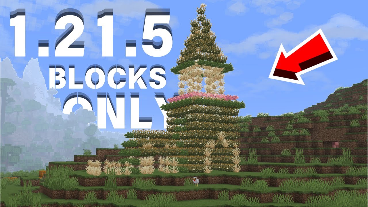 Building With Only 1.21.5 Blocks! - YouTube