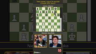 Hans Moke Niemann vs Magnus Carlsen | Titled Tuesday | August 19 Late 2025 | Round 7
