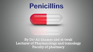 antibiotics (3) المضادات الحيوية_ سلسله التدريب في الصيدليه_penicillins