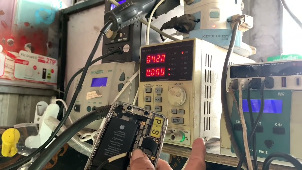 វិធីបុកភ្លើង iphonex រលត់