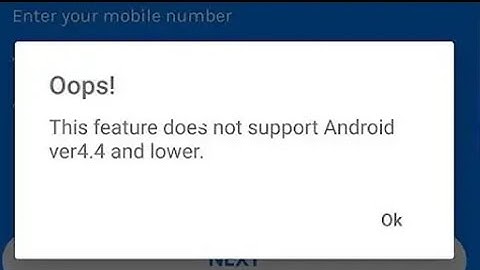 Fix Gcash This feature does not support Android ver4.4 and lower problem