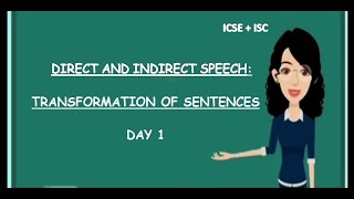 REPORTED SPEECH: verb tense changes / Direct and Indirect Speech in English