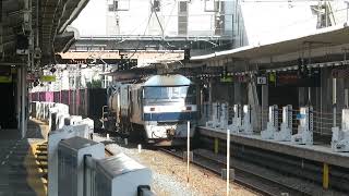 JR貨物 EF210-141号機(吹田)+コキ22両 貨物列車5085レ 2022.10.01