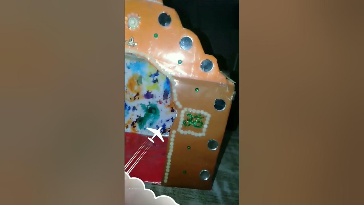 cardboard-ka-mandir-homemade-mandir-subscribe-karo-please