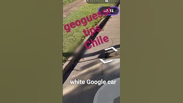 The colour of a Google car, and utility poles 🌍 Geoguessr Tips for Chile  🇨🇱  shorts #geoguessr
