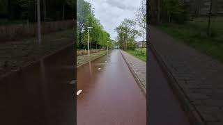 #Flatrideshort  #58 | POV: Rainy day ride through Eindhoven 🌧️🚴 #cycling