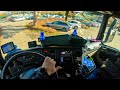 Pov truck driving  scania r500 germany very narrow spaces asmr 4k new gopro