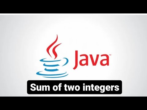 Java Program to Add Two Integers