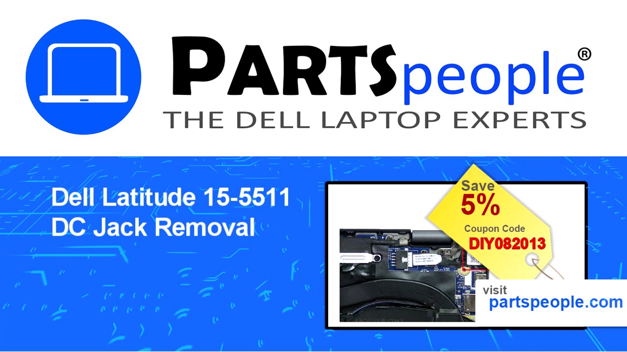 Dell Latitude 15-5511 (P80F004) DC Jack How-To Video Tutorial