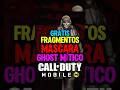 FRAGMENTOS Gratis de la MÁSCARA de GHOST MÍTICO en COD MOBILE