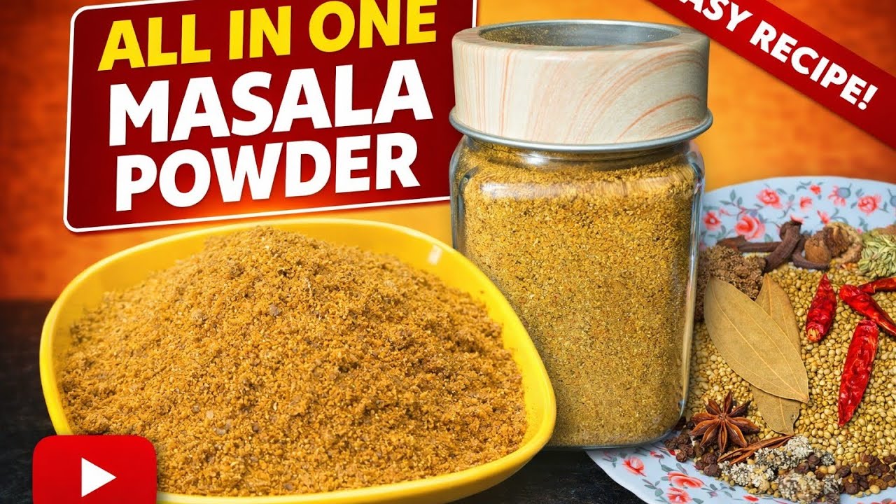 ಆಲ್ ಇನ್ ಒನ್ ಮಸಾಲಾ ಪೌಡರ್/All In One Masala Powder. Recipe In Kannada.@TulsiSimpleCooking 