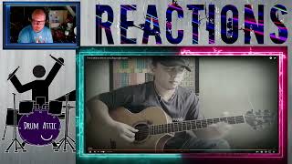 ALIP BA TA The Godfather theme song (fingerstyle cover) Reaction #reaction