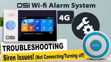 Troubleshooting // OSI Strobe Siren NOT Connecting/Siren not Turning off after Disarm//OSI Go Direct
