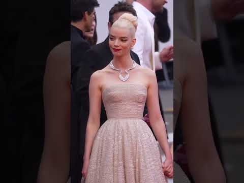 Anya Taylor Joy attends the "Furiosa: A Mad Max Saga" red carpet at the Cannes Film Festival #shorts