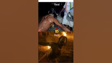 Kantara:Panjurli Daiva Kola Seve real VS Reel comparision|Kantara|Rishab Shetty