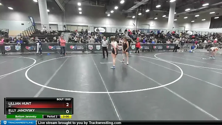 138 Lbs Cons. Round 2 - Lillian Hunt, AZ Vs Elly J...