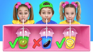 サーシャは友達に24時間「はい」と言い、アウトドアゲームをします。 子供のための終日チャレンジ