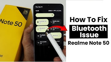 How to Fix Bluetooth Issue In Realme Note 50 | Solve Bluetooth Problem