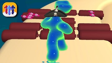 Blob Runner 3D All Levels Walkthrough Gameplay IOS Android New Game|EFEFRFR