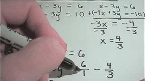 Solving Systems of Equations Using Elimination By Addition