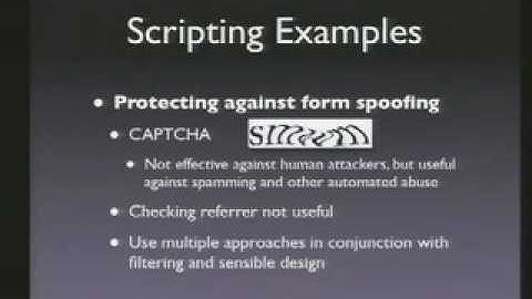 CERIAS Security: Real World Web Application Security 4/6