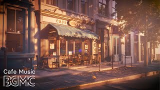 Paris Coffee Shop Ambience ☕ Smooth Bossa Nova Jazz for Music for Relax, Study  Accordion Music