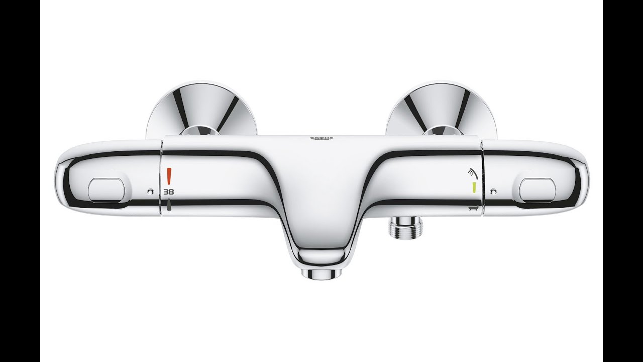 Термостат для ванны GROHE Grohtherm 1000 New - YouTube