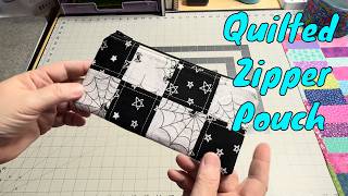 Quilted Patchwork Zipper Pouch