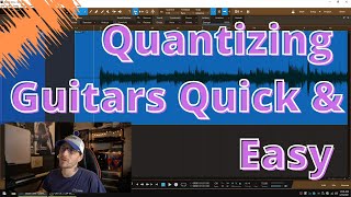 how to quantize acoustic guitar inside of presonus studio one 5 #studioone