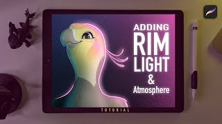 Adding Rim Light & Atmosphere in Procreate on IpadPro