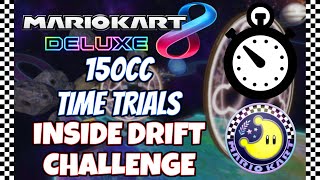 150cc Time Trials - Inside Drift Challenge! - Moon Cup | Mario Kart 8 Deluxe