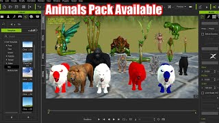 Jungle Animals Pack Available For Animation Videos | All Types of Animals for I clone 7 tutorial screenshot 3