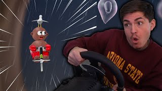 Using a Steering Wheel to Beat Pogostuck Bonus Map 4!