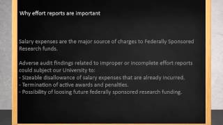 Welcome to Effort Reporting and ECERT