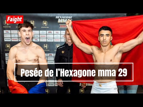 PESÉE OFFICIELLE - HEXAGONE MMA 29 BORDEAUX - YouTube