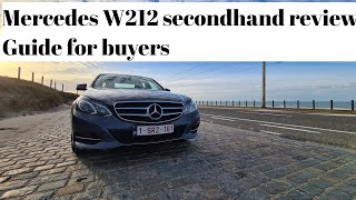 Why The W212 Is One Of THE MOST RELIABLE Cars ever. Secondhand Mercedes E Class 201316 Buyer Guide.