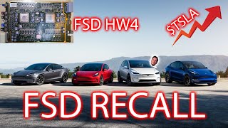 FSD Recall, NEW FSD HW4, $TSLA Stock Doubles! Weekly Tesla News Update.