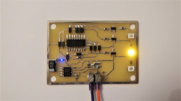 One way traffic lights with SMD components and CD4017 + 555 timer